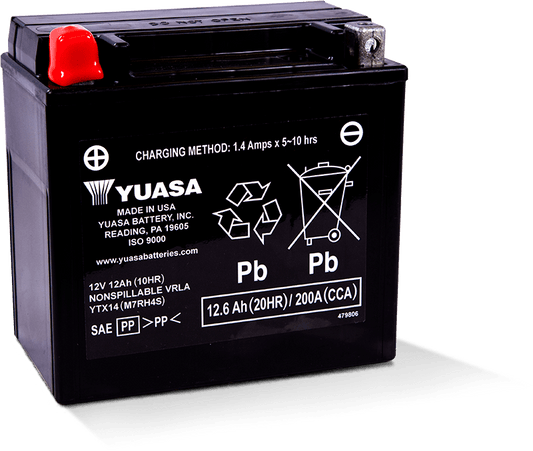 Yuasa Ytx14-Fa Yuasa Battery Yuasa Battery