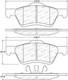 StopTech Premium Ceramic Brake Pads - 308.10471