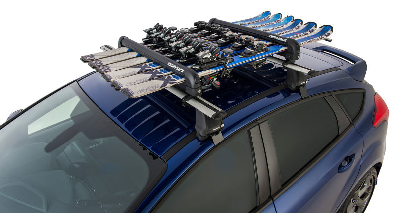 Rhino-Rack Universal Ski/Snowboard Carrier - Fits 6 Pairs of Skis or 4 Snowboards - 576