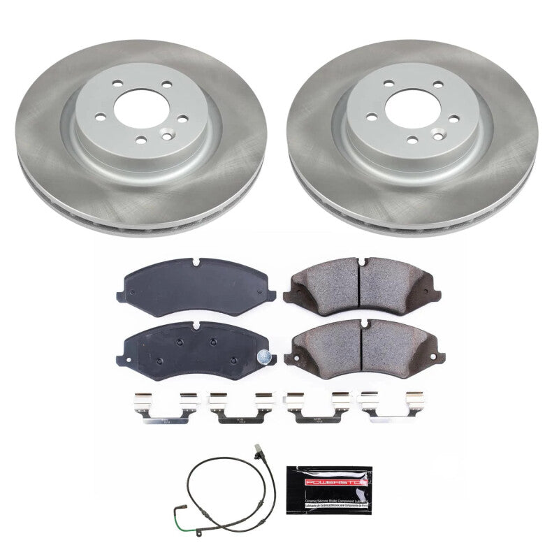 Power Stop 11-16 Land Rover LR4 Front Semi-Coated Rotor Kit PowerStop