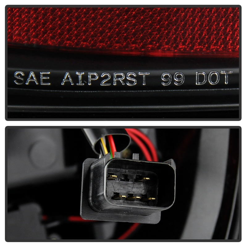 Spyder 99-04 Jeep Grand Cherokee - Light Bar Led Tail Lights - Black - ALT-YD-JGC99V3-BK SPYDER