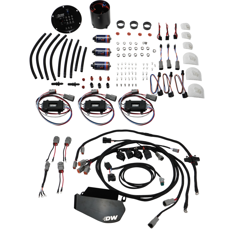 DeatschWerks 09-24 Nissan GT-R X3 Triple Pump Module w/ Triple DW810 Pumps/Controlles/PNP Harness