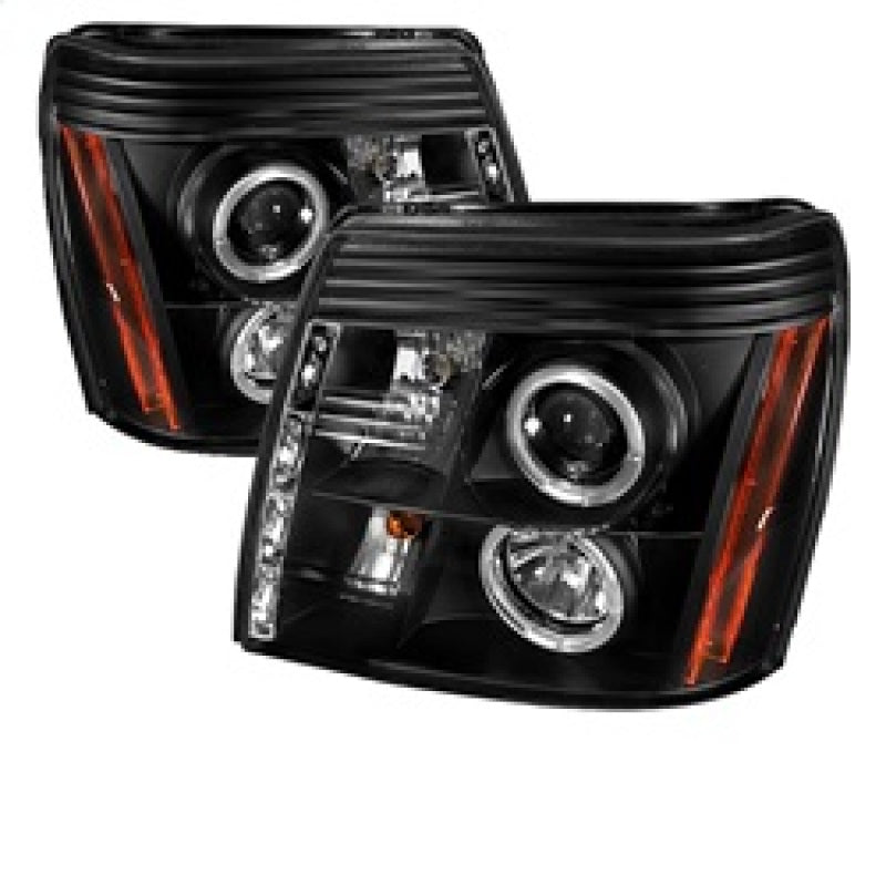 Spyder Cadillac Escalade 02-06 Projector Xenon/HID Model- LED Halo DRL Blk PRO-YD-CE02-HID-DRL-BK SPYDER