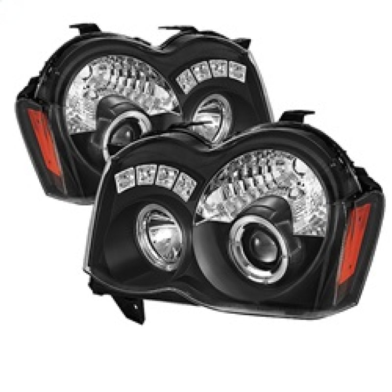 Spyder Jeep Grand Cherokee 08-10 Projector Headlights LED Halo LED Blk Low 9006 PRO-YD-JGC08-HL-BK SPYDER