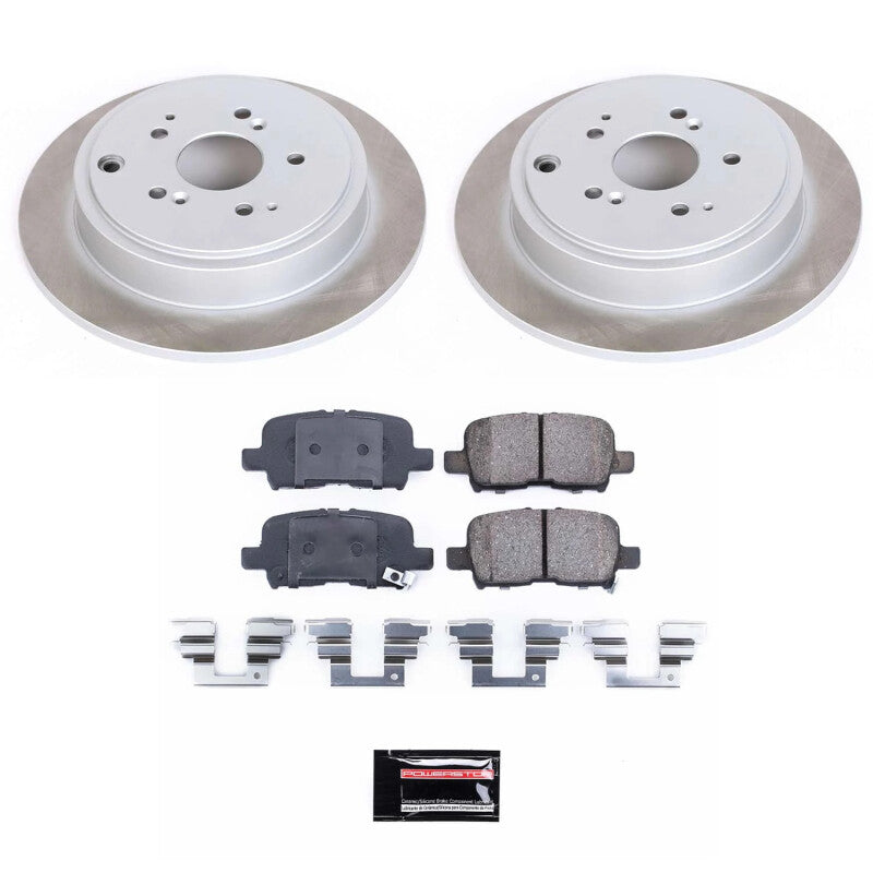 Power Stop 03-08 Honda Pilot Rear Semi-Coated Rotor Kit PowerStop