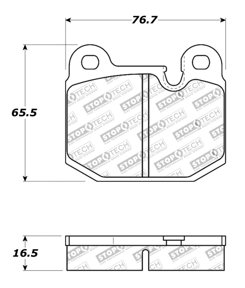 StopTech Premium Ceramic Brake Pads - 308.01740