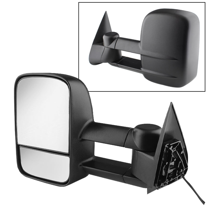 Xtune Chevy Silverado 03-06 Manual Extendable Power Heated Adjust Mirror Left MIR-CSIL03-PW-L SPYDER