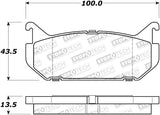 StopTech Premium Ceramic Rear Brake Pads - 308.05840