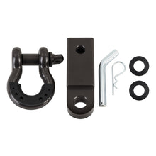 Load image into Gallery viewer, Borne Off-Road Borne Hitch Receiver and Shackle Set Black