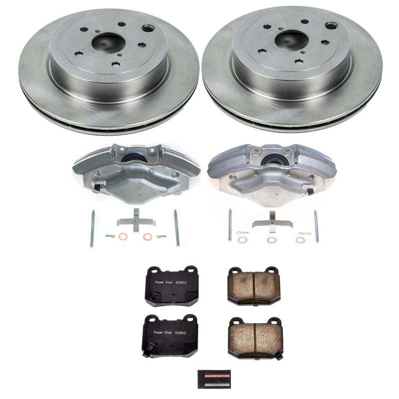 Power Stop 08-14 Subaru Impreza Rear Autospecialty Brake Kit w/Calipers PowerStop
