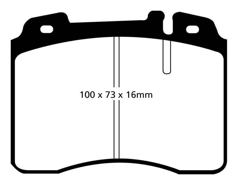 EBC YellowStuff Front Brake Pads - DP4927/2R EBC
