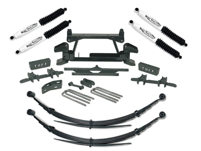 Tuff Country 88-98 Chevy Truck K1500 4x4 4in Lift Kit with Rear Leaf Springs (SX8000 Shocks)