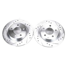 Load image into Gallery viewer, Power Stop 04-13 Mazda 3 Rear Evolution Drilled &amp; Slotted Rotors - Pair