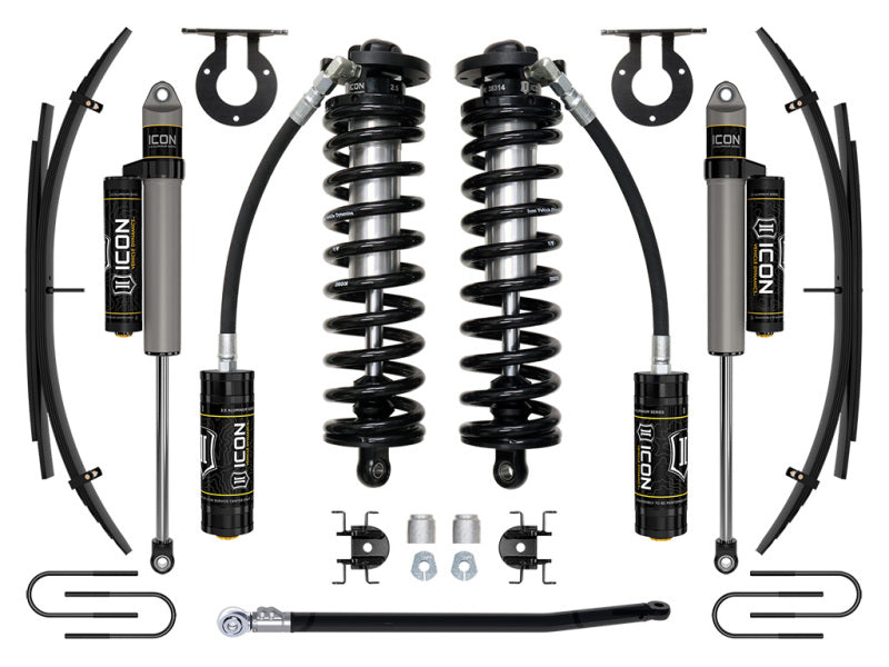 ICON 08-10 Ford F250/F350 2.5-3in Stage 3 Coilover Conversion System w/ Expansion Packs