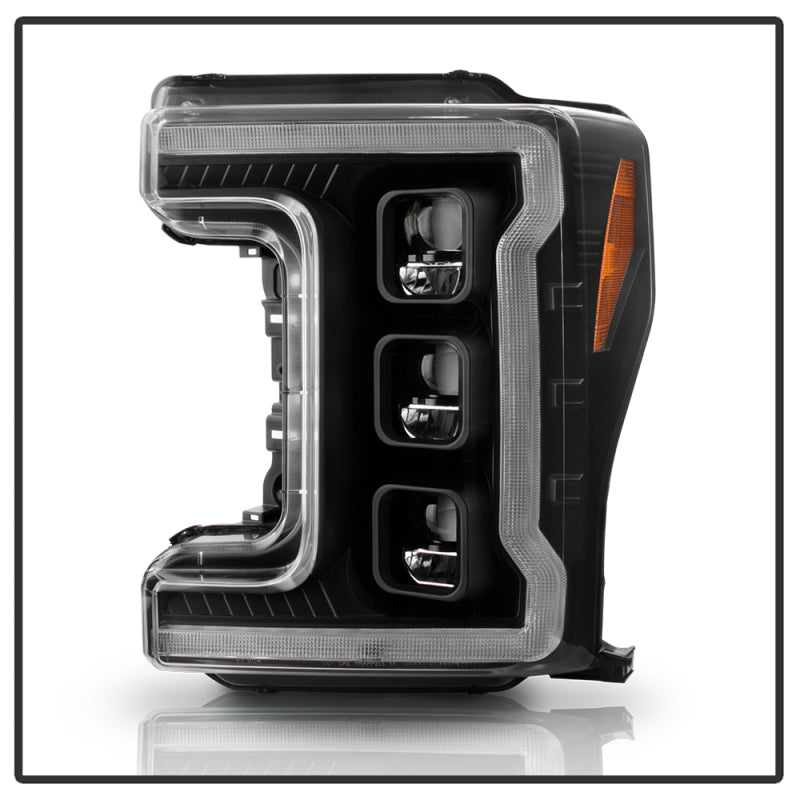 Spyder Ford F-250/F-350/F450 17-18 Full LED Headlights Chrome PRO-YD-FS17HALAP-SEQ-BK SPYDER