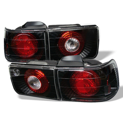 Spyder Honda Accord 92-93 4Dr Euro Style Tail Lights Black ALT-YD-HA92-4D-BK SPYDER