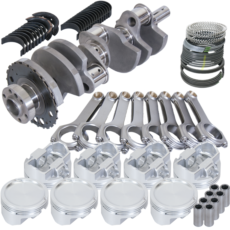 Eagle Chevy LS 4.8/5.3 4.000in Crank 24 Tth Rlctor 6.125in H-Beam 3.820in Pistons Rotating Assembly