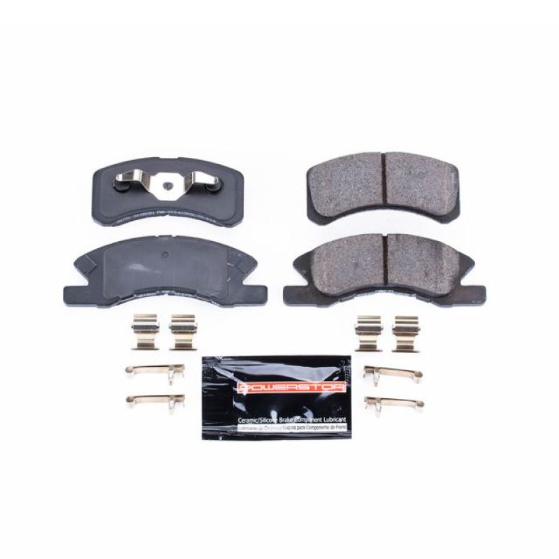 Power Stop 14-15 Mitsubishi Mirage Front Z23 Evolution Sport Brake Pads w/Hardware PowerStop