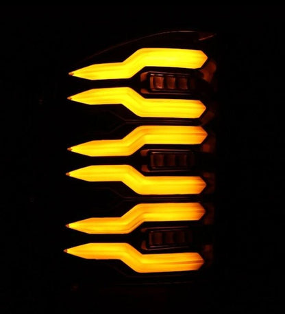 AlphaRex 620090 07-13 Chevrolet Silverado 1500 (Ex. Hybrid Models) LUXX-Series LED Tail Lights Alpha-Black
