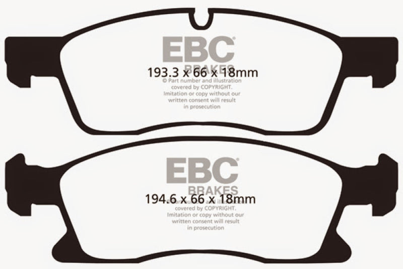 EBC BlueStuff Brake Pads - DP51871NDX EBC