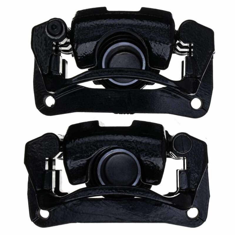 Power Stop 08-15 Toyota Sequoia Rear Black Caliper - Pair w/Bracket PowerStop