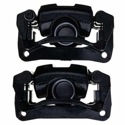 Power Stop 08-15 Toyota Sequoia Rear Black Caliper - Pair w/Bracket PowerStop
