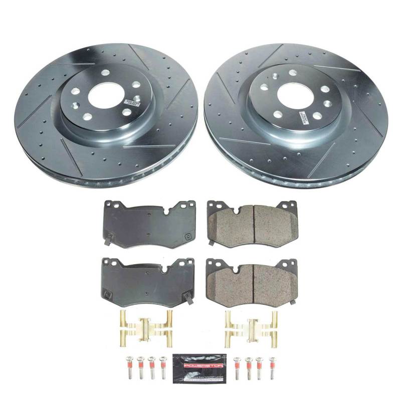 Power Stop 20-21 Chevrolet Corvette Front Z23 Evolution Brake Kit PowerStop