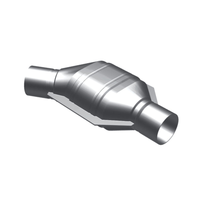MagnaFlow Conv Univ 2.25inch Angled Inlet 50 Sta Magnaflow