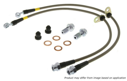 StopTech 08-15 Mercedes Benz C63 AMG Stainless Steel Brake Line Kit Stoptech