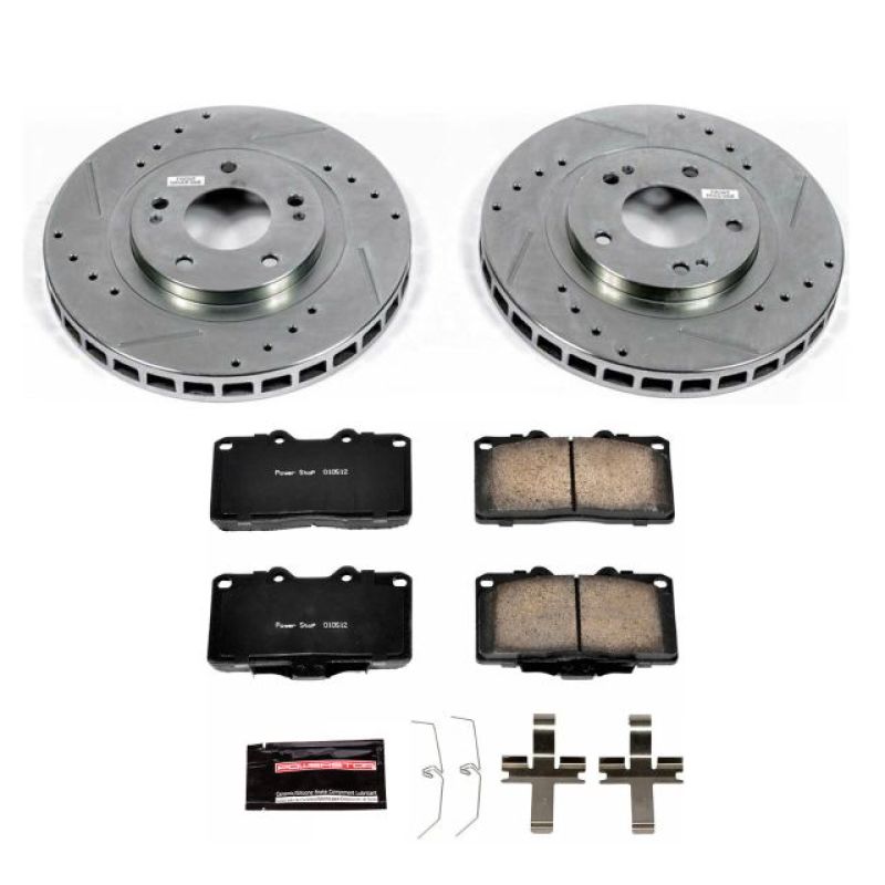 Power Stop 91-93 Dodge Stealth Front Z23 Evolution Sport Brake Kit PowerStop