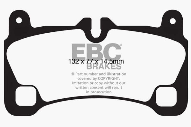EBC YellowStuff Rear Brake Pads - DP41836R EBC