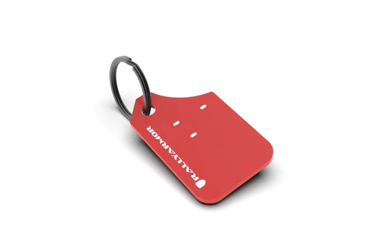 Rally Armor Red Rally Armor Mini UR Rally Mud Flap Keychain Rally Armor