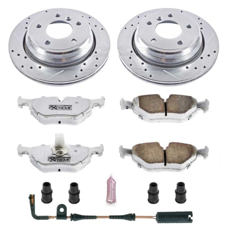 Power Stop 01-03 BMW 525i Rear Z26 Street Warrior Brake Kit PowerStop