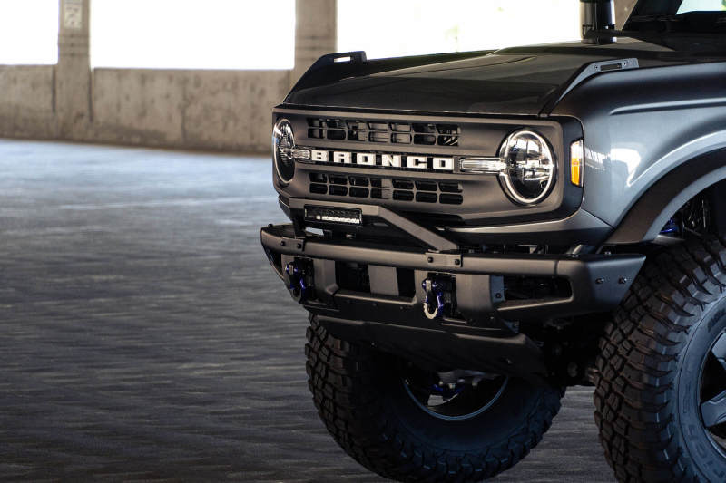 DV8 Offroad 21-22 Ford Bronco Factory Modular Front Bumper Bull Bar DV8 Offroad