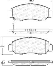 Load image into Gallery viewer, StopTech Premium Ceramic Rear Brake Pads - 308.16080