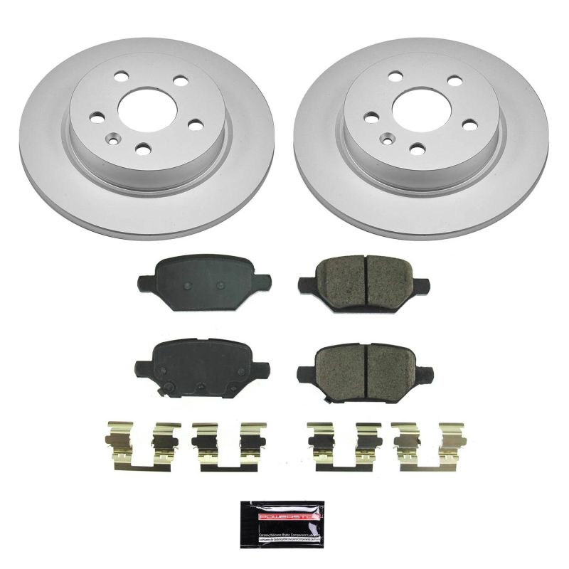 Power Stop 18-20 Buick Encore Rear Z17 Evolution Geomet Coated Brake Kit PowerStop