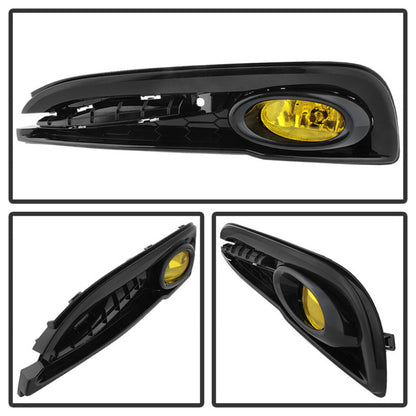 Spyder Honda Civic 2013-2014 4dr OEM Fog Light W/Switch Yellow FL-HC2013-4D-Y SPYDER