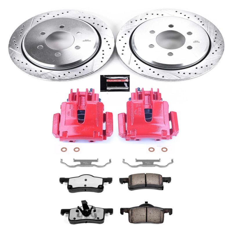 Power Stop 02-06 Ford Expedition Rear Z36 Truck & Tow Brake Kit w/Calipers PowerStop