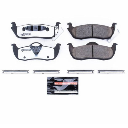 Power Stop 06-10 Jeep Commander Rear Z26 Extreme Street Brake Pads w/Hardware PowerStop