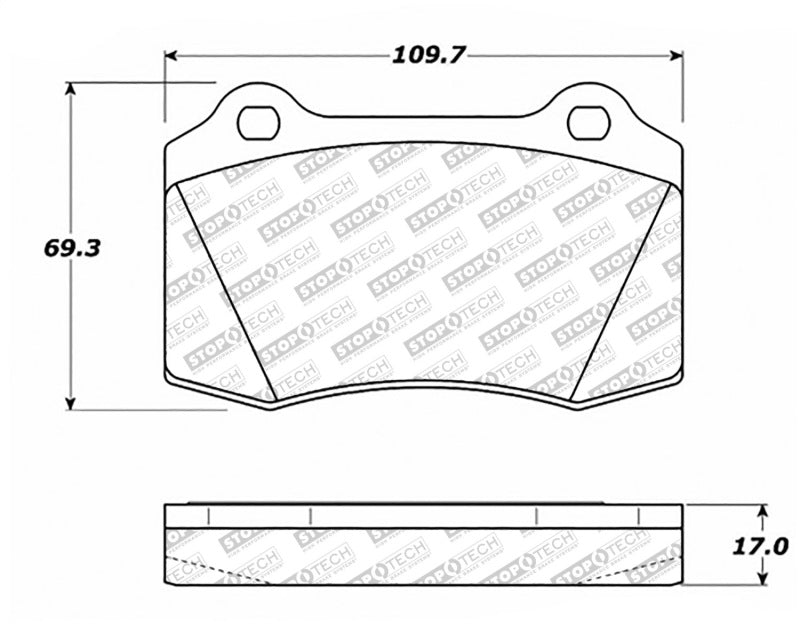 StopTech Street Disc Brake Pads - 305.05920