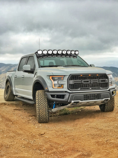 KC HiLiTES 17-18 Ford Raptor 57in. Pro6 Gravity LED 9-Light 180w Combo Beam Overhead Light Bar Sys KC HiLiTES