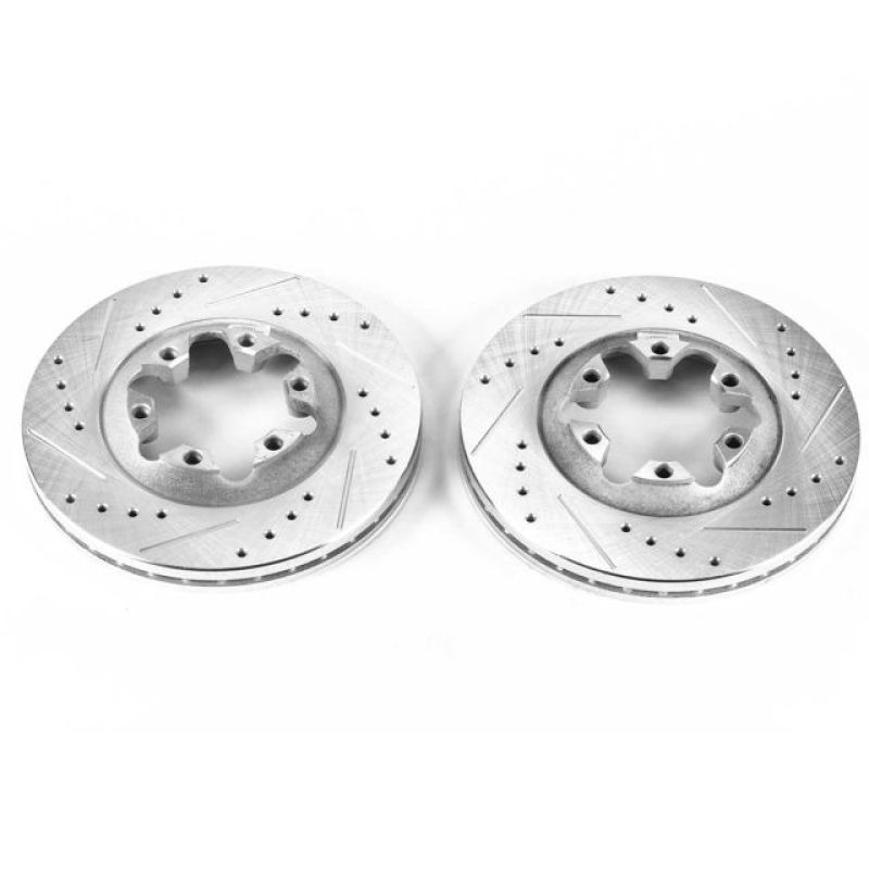 Power Stop 04-08 Chevrolet Colorado Front Evolution Drilled & Slotted Rotors - Pair PowerStop