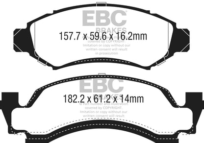 EBC Ultimax2 Front Brake Pads - UD050 EBC