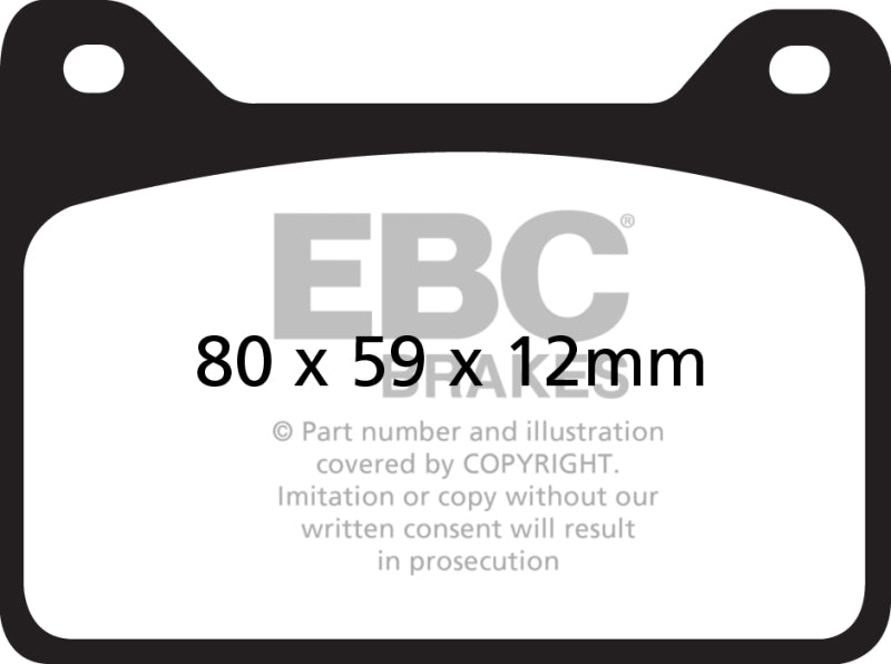 EBC YellowStuff Rear Brake Pads - DP4057R EBC