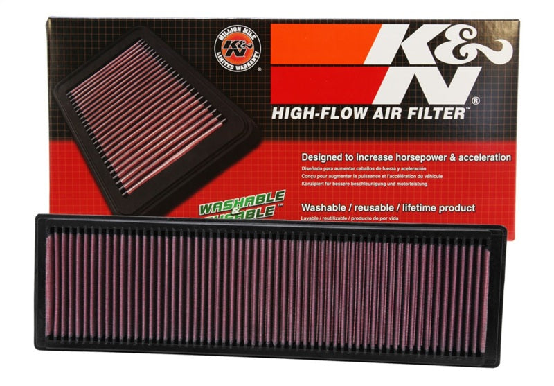 K&N Replacement Air Filter VOLKSWAGEN JETTA 2005-2010, RABBIT 2007-2009 2.5L L5 K&N Engineering