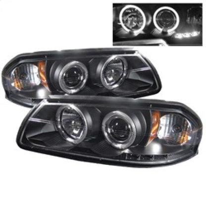 Spyder Chevy Impala 00-05 Projector Headlights LED Halo LED Black High H1 Low H1 PRO-YD-CHIP00-HL-BK SPYDER