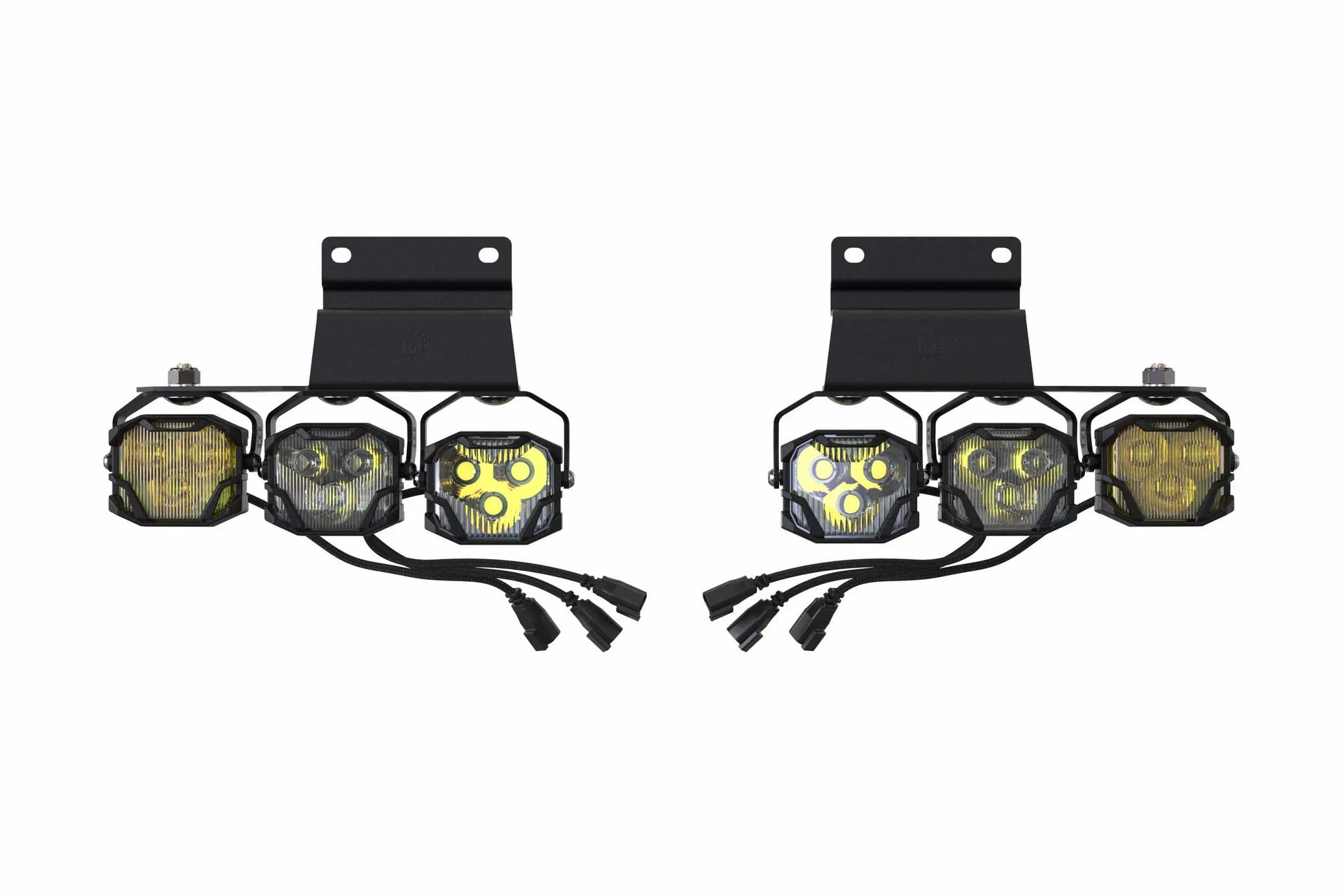 Morimoto 4Banger Fog Brackets: Type Raptor Triple (10-14 / Set) Morimoto