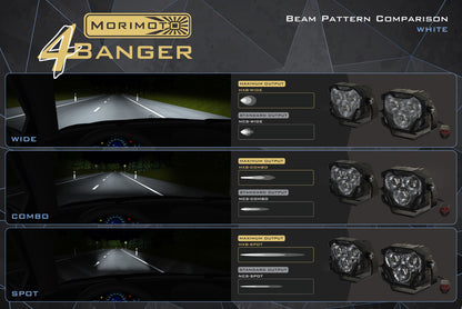 4Banger Triple Fog Kit: 10-14 Raptor (brackets and harness)