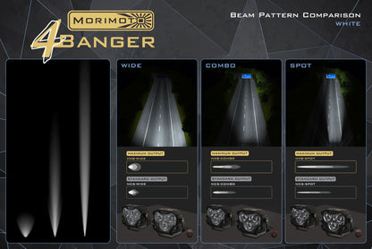 4Banger Triple Fog Kit: 10-14 Raptor (brackets and harness)