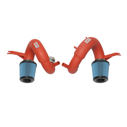 Injen 19-21 Genesis G70 V6-3.3L Twin Turbo Short Ram Air Intake System (Wrinkle Red) - SP1351WR